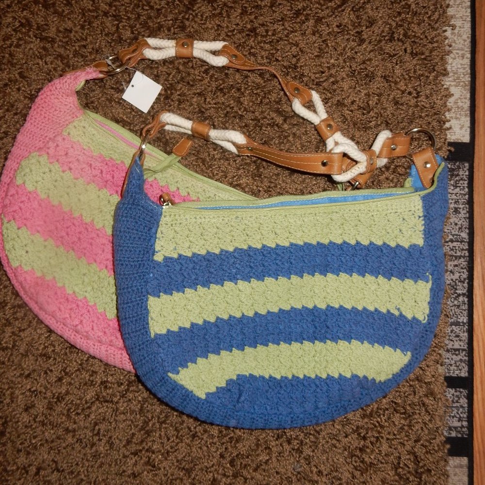 Crochet purse, lot of 2
